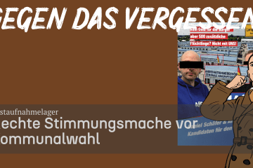 Langenhagen – Erstaufnahmelager und braun versiffte Flyer